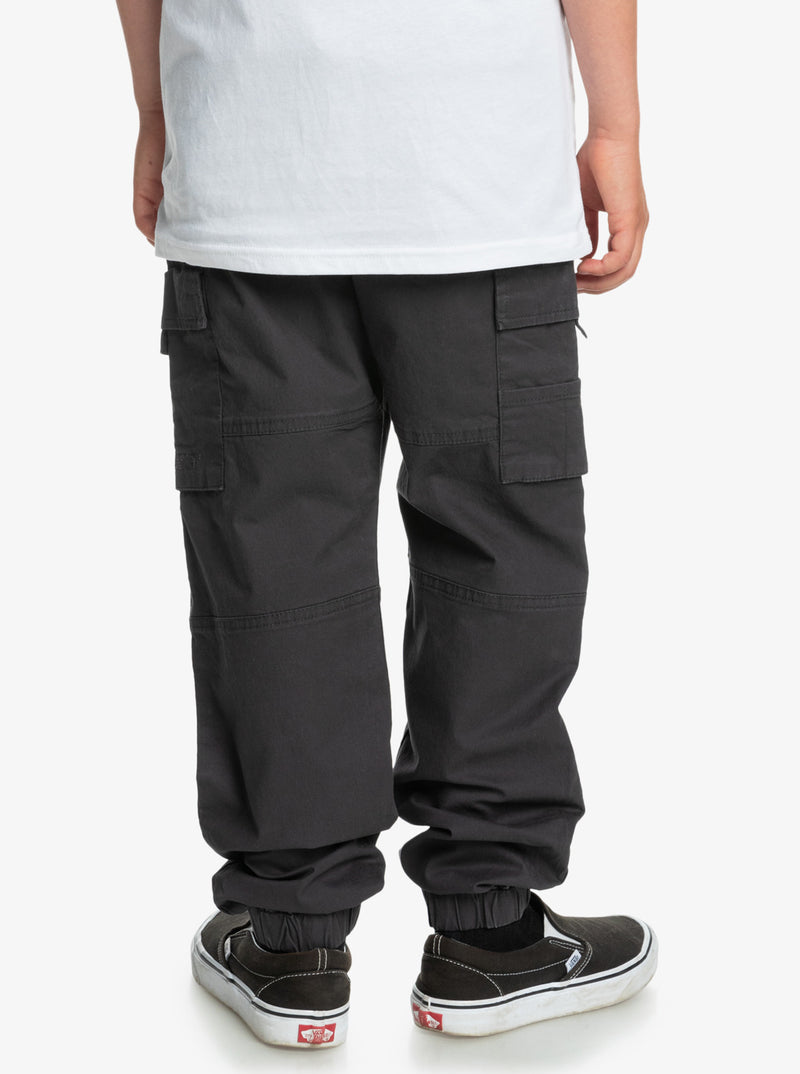 Load image into Gallery viewer, Quiksilver Kids&#39; We Get By Surf Cargo Trousers Tarmac EQBNP03124_KTA0
