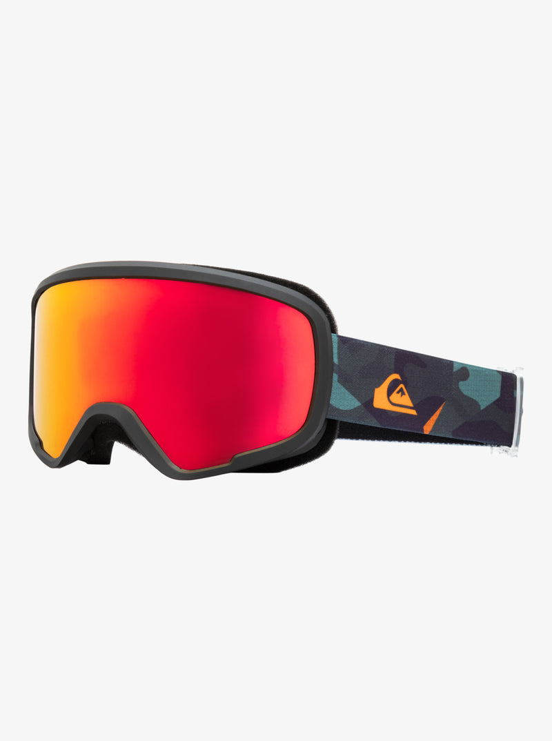 Load image into Gallery viewer, Quiksilver Kids&#39; Shredder Snowboard Goggles Puzzle Camo/Red ML S3 EQBTG03024_CZG8
