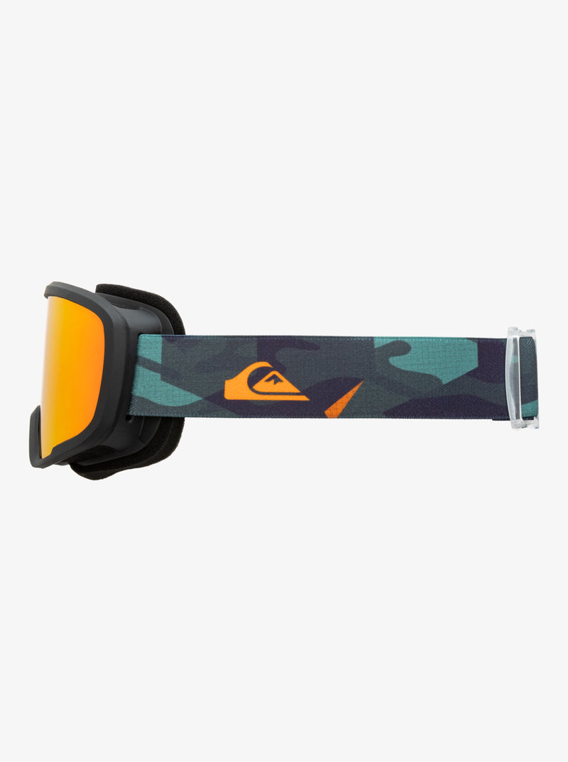 Load image into Gallery viewer, Quiksilver Kids&#39; Shredder Snowboard Goggles Puzzle Camo/Red ML S3 EQBTG03024_CZG8
