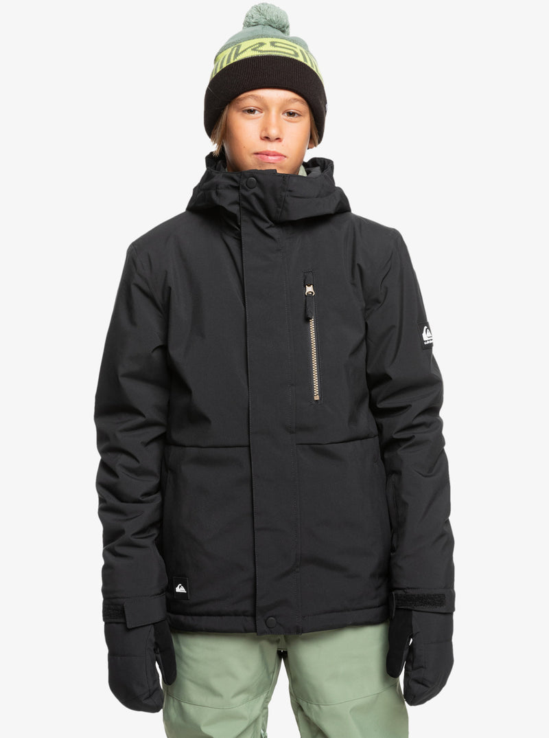 Load image into Gallery viewer, Quiksilver Kids&#39; Mission Technical Snow Jacket (8-16) True Black EQBTJ03157_KVJ0
