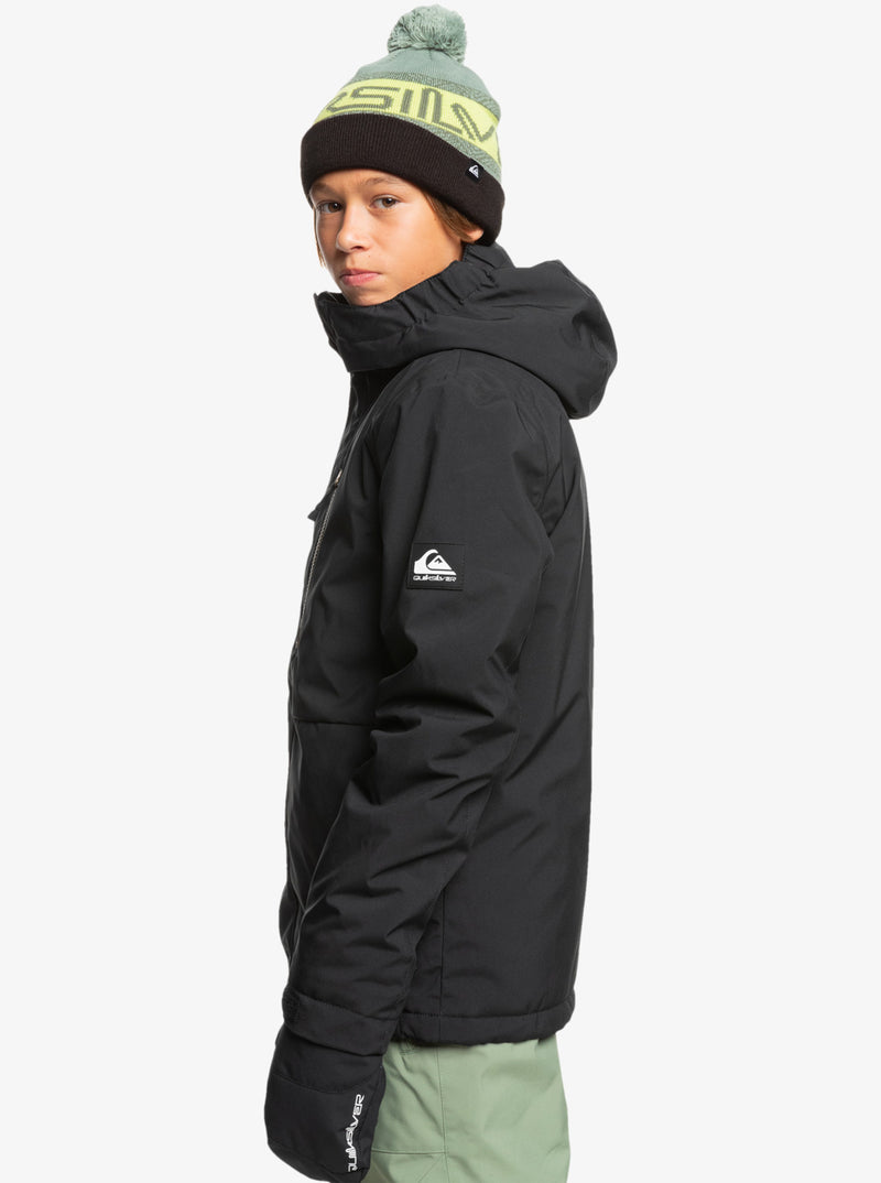 Load image into Gallery viewer, Quiksilver Kids&#39; Mission Technical Snow Jacket (8-16) True Black EQBTJ03157_KVJ0
