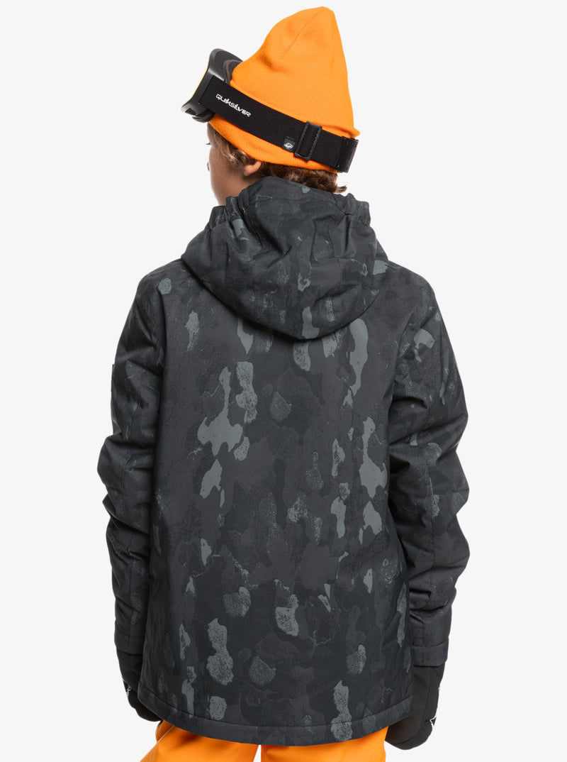 Load image into Gallery viewer, Quiksilver Kids&#39; Mission Snow Jacket (8-16) Nature Zoom Dark Shadow EQBTJ03199_KRP3
