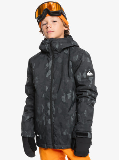 Load image into Gallery viewer, Quiksilver Kids&#39; Mission Snow Jacket (8-16) Nature Zoom Dark Shadow EQBTJ03199_KRP3
