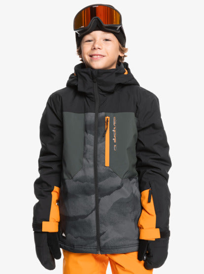 Load image into Gallery viewer, Quiksilver Kids&#39; Silvertip Snow Jacket (8-16) True Black EQBTJ03212_KVJ0
