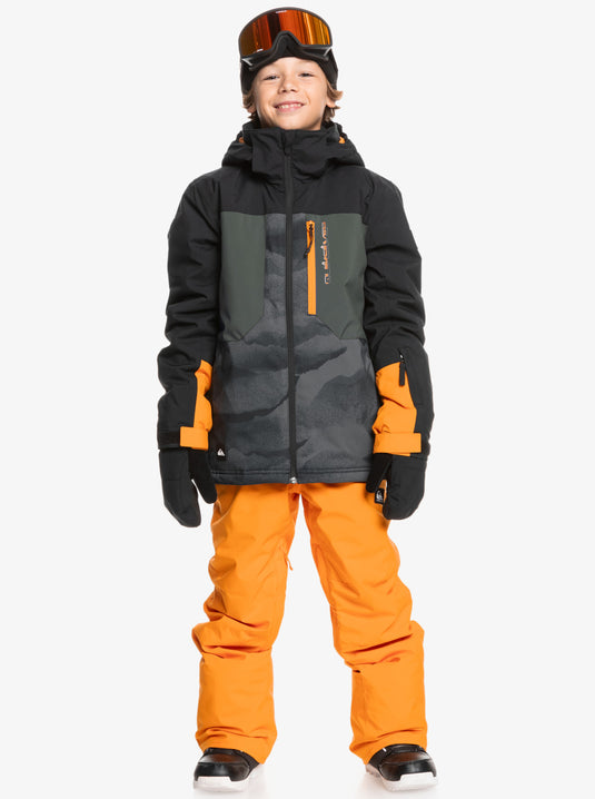 Quiksilver Kids' Silvertip Snow Jacket (8-16) True Black EQBTJ03212_KVJ0