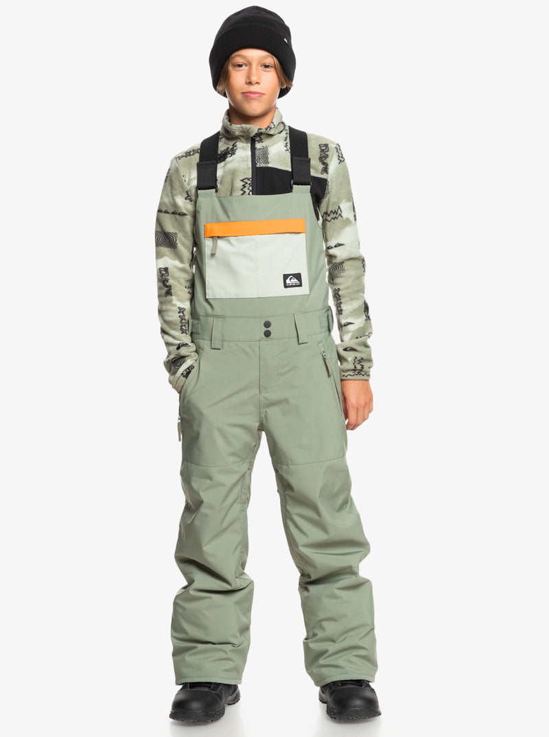 Load image into Gallery viewer, Quiksilver Kids&#39; Mash Up Bib Snow Pants (8-16) Sea Spray EQBTP03052_GLW0
