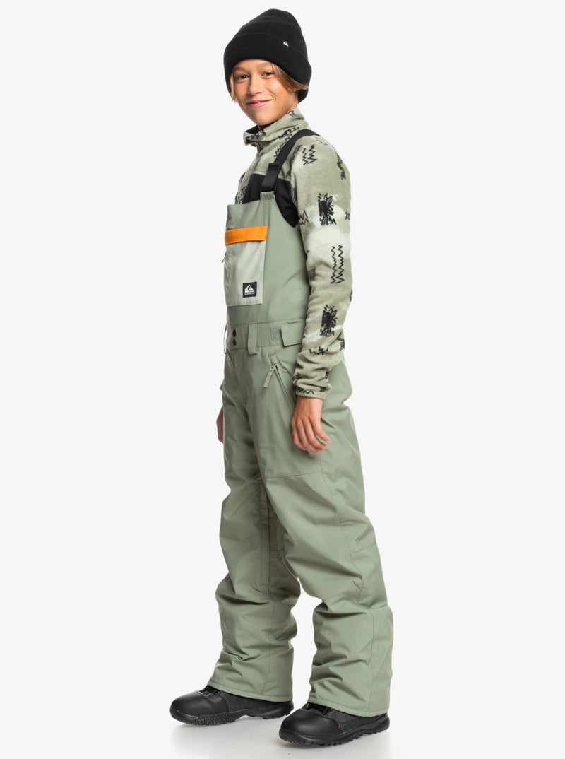 Load image into Gallery viewer, Quiksilver Kids&#39; Mash Up Bib Snow Pants (8-16) Sea Spray EQBTP03052_GLW0
