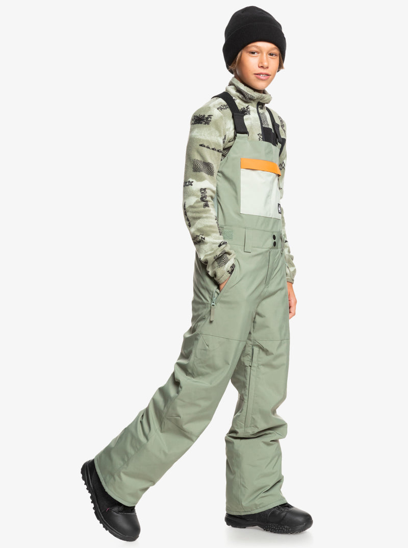 Load image into Gallery viewer, Quiksilver Kids&#39; Mash Up Bib Snow Pants (8-16) Sea Spray EQBTP03052_GLW0
