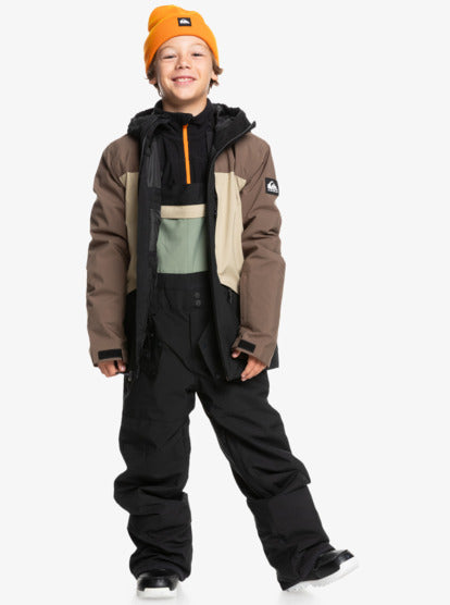 Load image into Gallery viewer, Quiksilver Kids&#39; Mash Up Bib Snow Pants (8-16) True Black EQBTP03052_KVJ0
