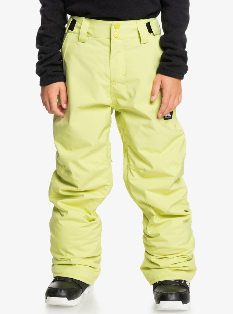 Load image into Gallery viewer, Quiksilver Kids&#39; Estate Snow Pants (8-16) Celery Green EQBTP03055_GEL0
