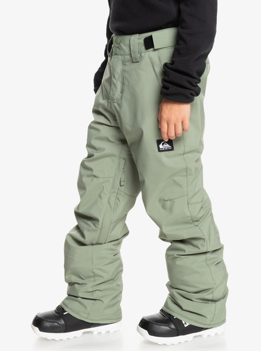 Quiksilver Kids' Estate Snow Pants (8-16) Sea Spray EQBTP03055_GLW0