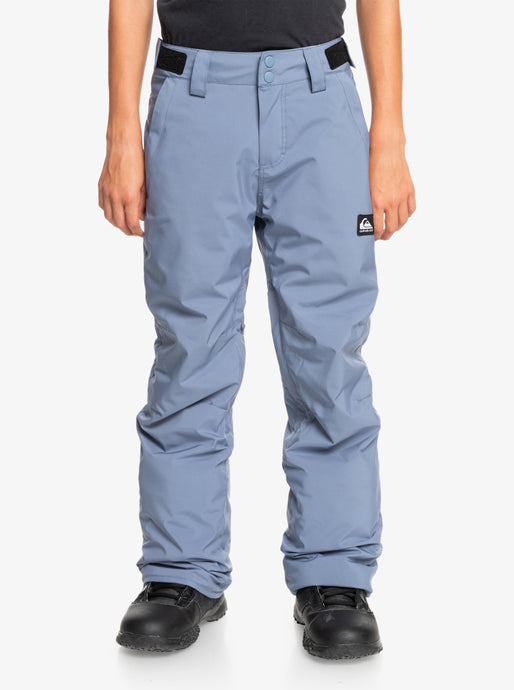 Quiksilver Kids' Estate Snow Pants (8-16) Flint Stone EQBTP03055_SNA0