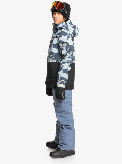 Quiksilver Kids' Estate Snow Pants (8-16) Flint Stone EQBTP03055_SNA0