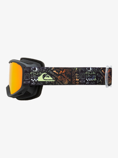 Load image into Gallery viewer, Quiksilver Kids&#39; Little Grom Snowboard Goggles Chatter/Red ML S3 EQKTG03004_CZJ7
