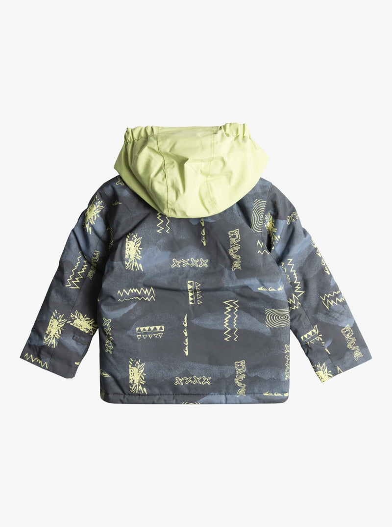 Load image into Gallery viewer, Quiksilver Kids&#39; Little Mission Snow Jacket (2-7) Shadow Checks Flint Stone EQKTJ03024_SNA5
