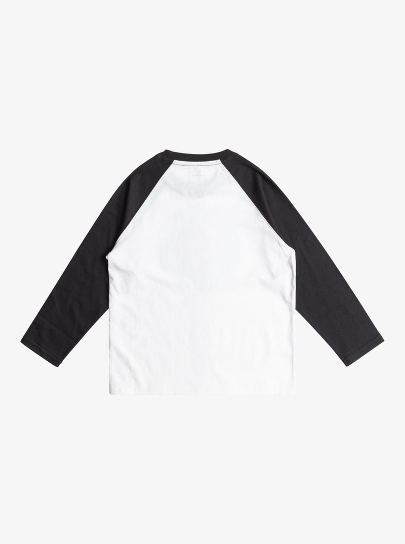 Load image into Gallery viewer, Quiksilver Kids&#39; Double Talk Long Sleeve T-shirt Black EQKZT03560-KVJ0
