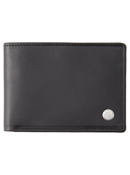 Quiksilver Men's Mac 2 Tri Fold Leather Wallet Black EQYAA03940-KVJ10