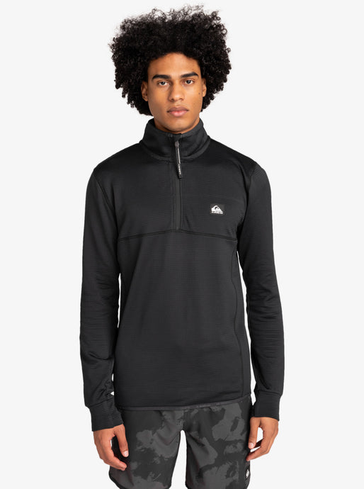 Quiksilver Men's Steep Point Half Zip Base Layer True Black EQYFT04567-KVJ0