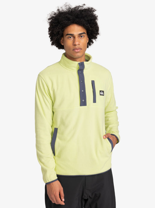 Quiksilver Men's No Destination Mock Neck Fleece Shadow Lime EQYFT04770-GCQ0