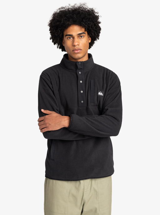 Quiksilver Men's No Destination Mock Neck Fleece Black EQYFT04770-KVD0