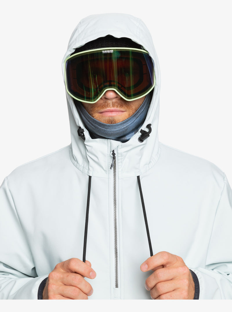 Load image into Gallery viewer, Quiksilver Men&#39;s Live For The Ride Half Zip Hoodie Ice Flow EQYFT04954_SEF0
