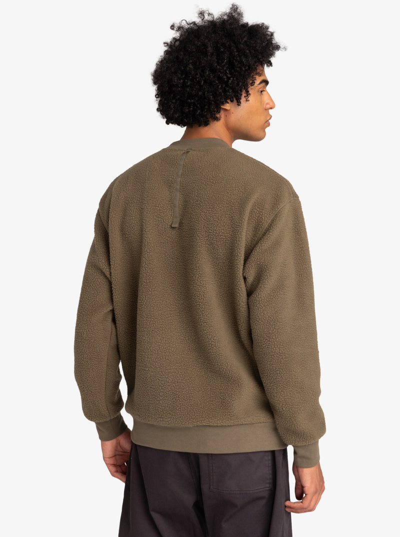 Load image into Gallery viewer, Quiksilver Men&#39;s Clean Coast Sweatshirt Canteen EQYFT04958_CQP0
