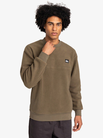 Load image into Gallery viewer, Quiksilver Men&#39;s Clean Coast Sweatshirt Canteen EQYFT04958_CQP0
