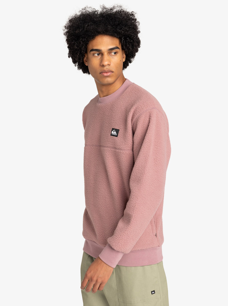 Load image into Gallery viewer, Quiksilver Men&#39;s Clean Coast Sweatshirt Grape Shake EQYFT04958_PMR0
