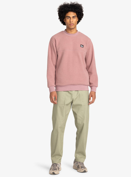 Quiksilver Men's Clean Coast Sweatshirt Grape Shake EQYFT04958_PMR0