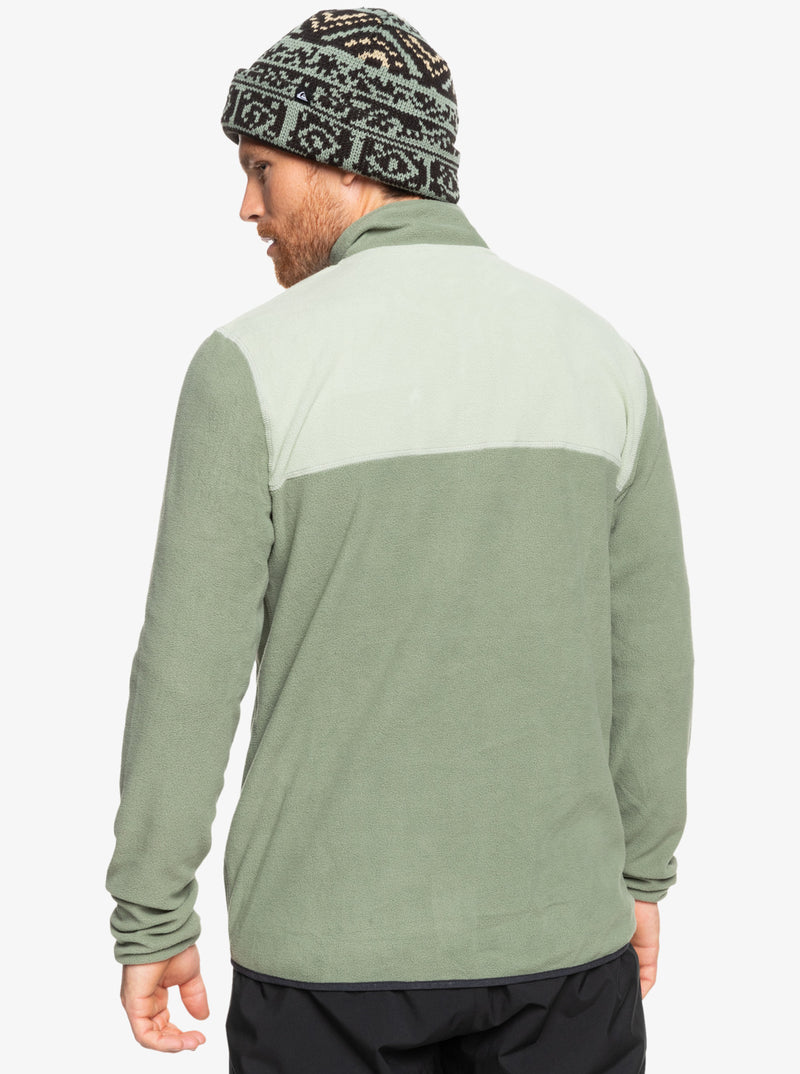 Load image into Gallery viewer, Quiksilver Men&#39;s Aker Zip Up Technical Fleece Sea Spray EQYFT04965_GLW0
