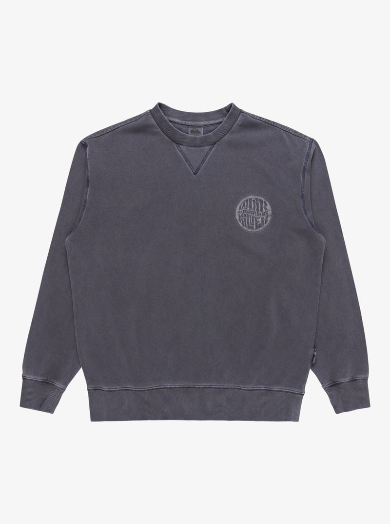 Load image into Gallery viewer, Quiksilver Men&#39;s Garment Dye Pullover Sweatshirt Estate Blue EQYFT04971_BSW0
