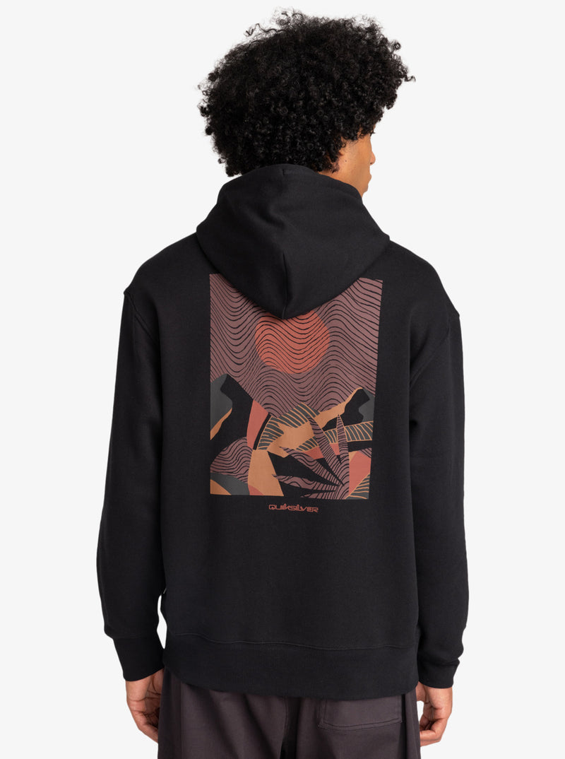 Load image into Gallery viewer, Quiksilver Men&#39;s Abstract Nature Hoodie Black EQYFT05002_KVD0
