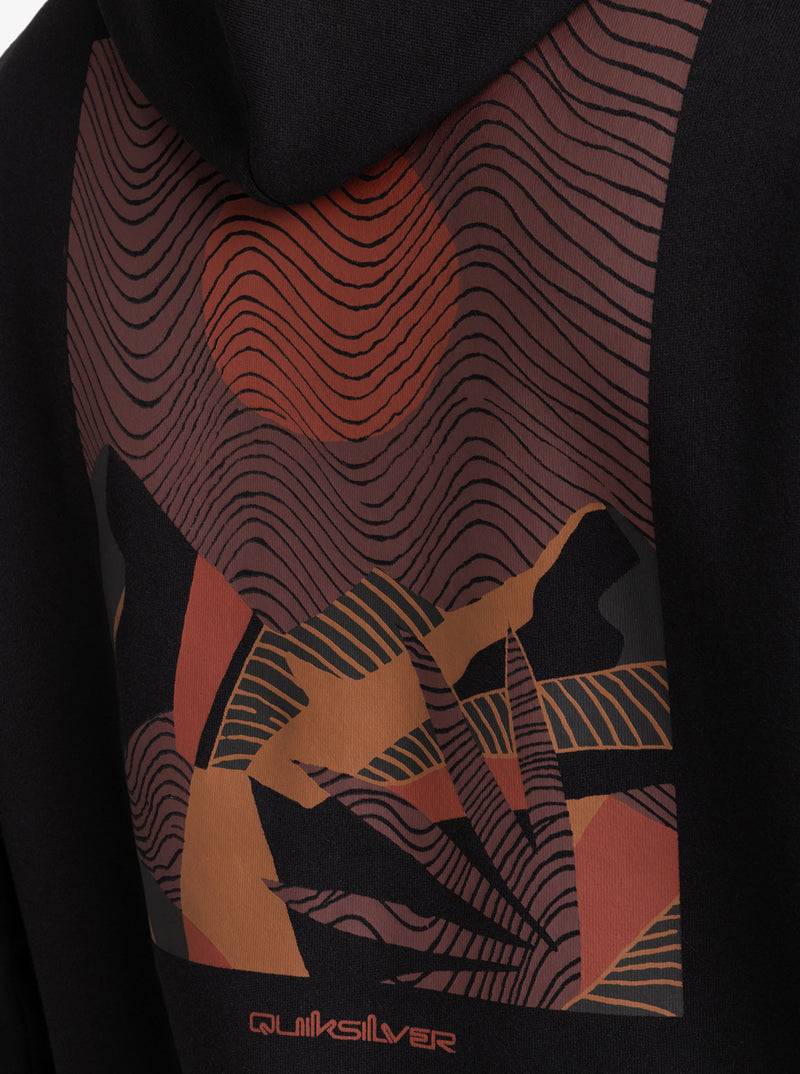 Load image into Gallery viewer, Quiksilver Men&#39;s Abstract Nature Hoodie Black EQYFT05002_KVD0
