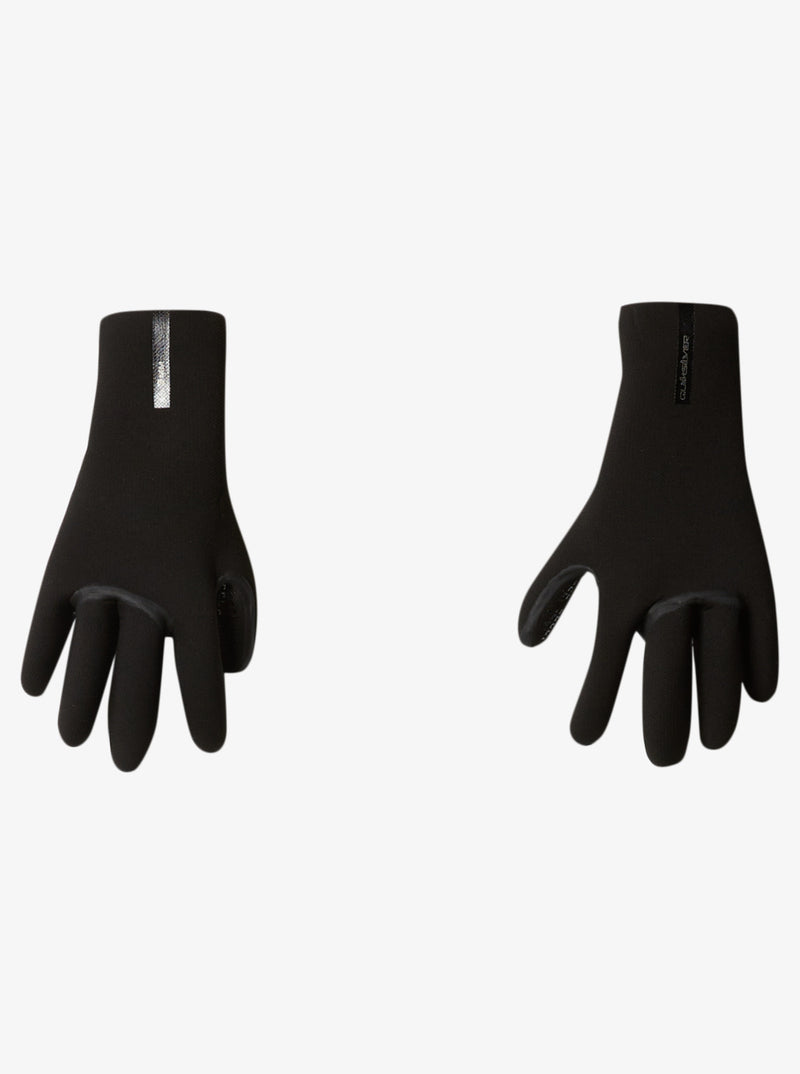 Load image into Gallery viewer, Quiksilver Men&#39;s 3mm Marathon Sessions Neoprene Surf Gloves Black EQYHN03171-KVD0
