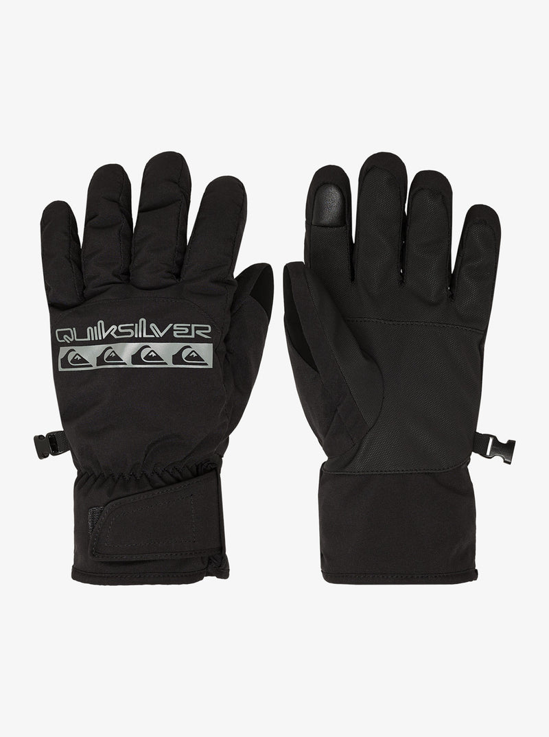 Load image into Gallery viewer, Quiksilver Men&#39;s Cross Snow Gloves True Black EQYHN03191_KVJ0
