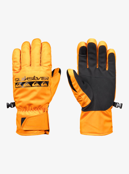 Quiksilver Men's Cross Snow Gloves Orange Pepper EQYHN03191_NZJ0