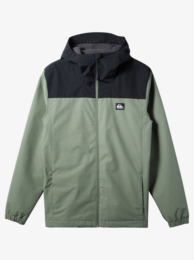 Load image into Gallery viewer, Quiksilver Men&#39;s Overcast 3K Warm Insulated Hooded Jacket Sea Spray EQYJK04063-GLW0
