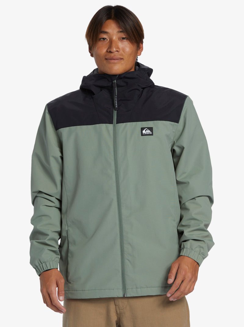 Load image into Gallery viewer, Quiksilver Men&#39;s Overcast 3K Warm Insulated Hooded Jacket Sea Spray EQYJK04063-GLW0
