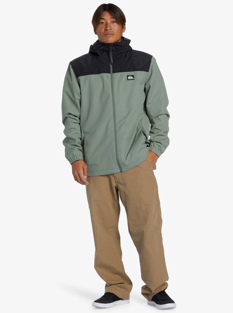 Load image into Gallery viewer, Quiksilver Men&#39;s Overcast 3K Warm Insulated Hooded Jacket Sea Spray EQYJK04063-GLW0
