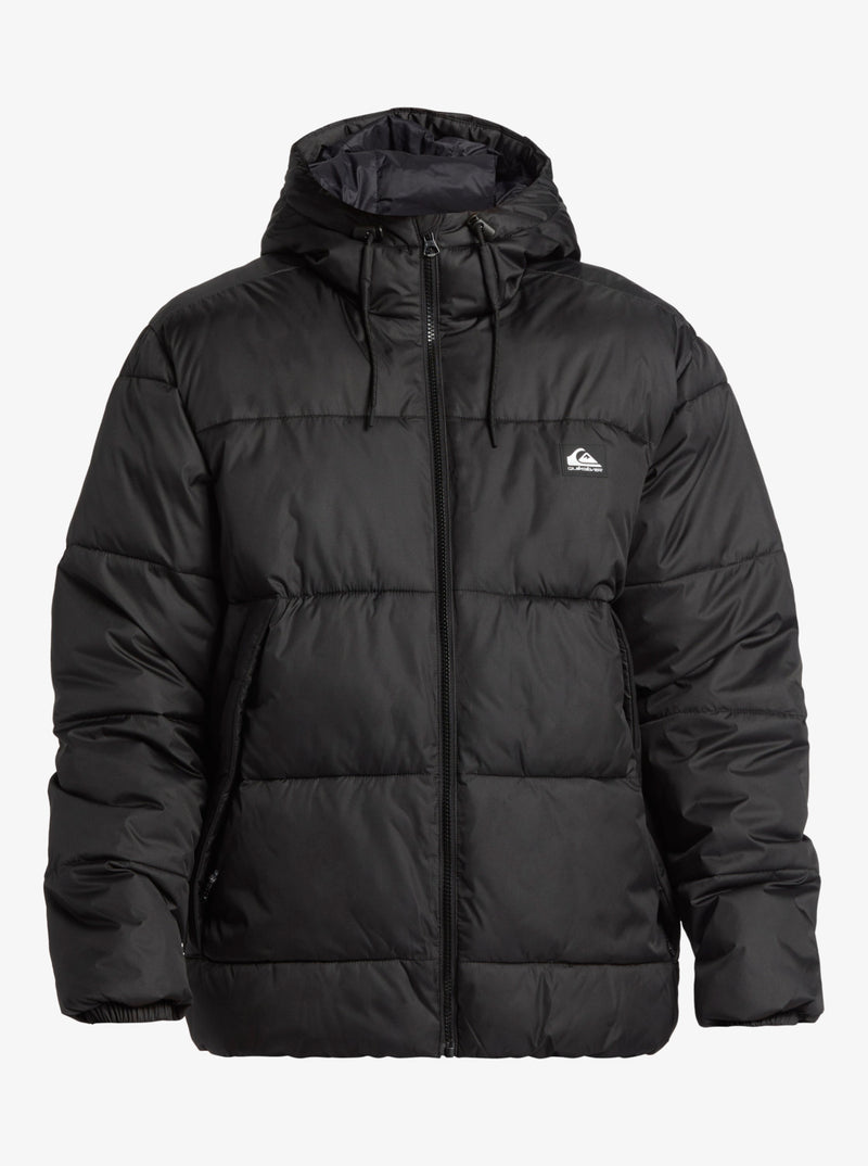 Load image into Gallery viewer, Quiksilver Men&#39;s Cold Days Puffer Jacket Black EQYJK04066_KVJ0
