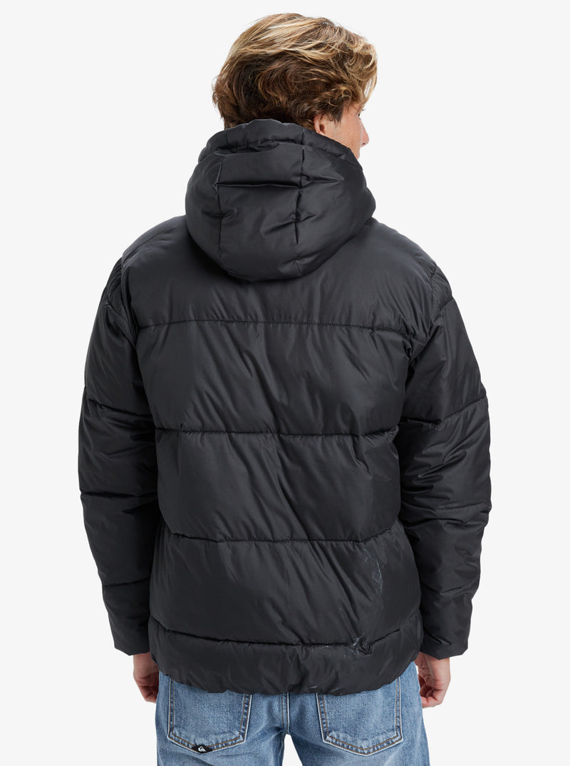 Load image into Gallery viewer, Quiksilver Men&#39;s Cold Days Puffer Jacket Black EQYJK04066_KVJ0
