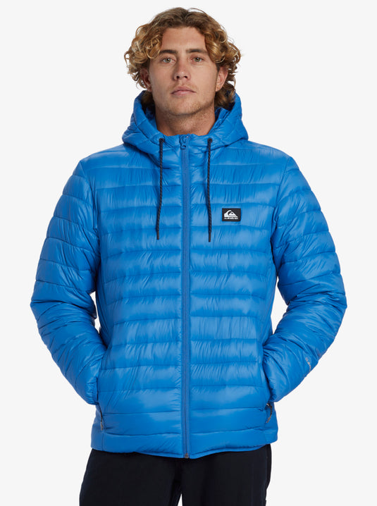 Quiksilver Men's Scaly Insulated Hooded Jacket Star Sapphire EQYJK04158_BNJ0