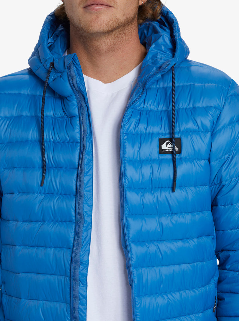 Load image into Gallery viewer, Quiksilver Men&#39;s Scaly Insulated Hooded Jacket Star Sapphire EQYJK04158_BNJ0
