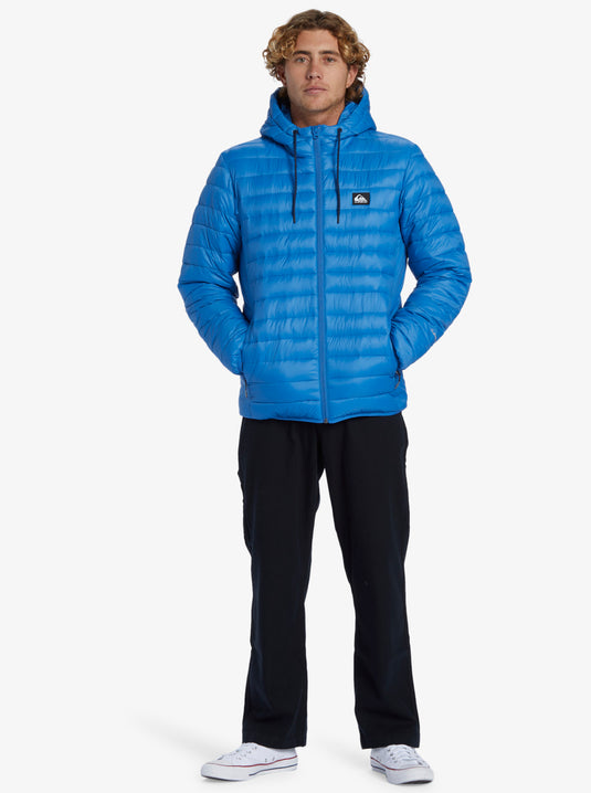 Quiksilver Men's Scaly Insulated Hooded Jacket Star Sapphire EQYJK04158_BNJ0