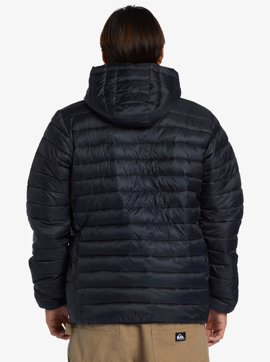 Quiksilver Men's Scaly Insulated Hooded Jacket Black EQYJK04158_KVJ0