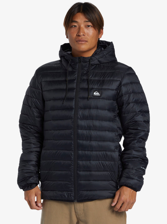 Quiksilver Men's Scaly Insulated Hooded Jacket Black EQYJK04158_KVJ0