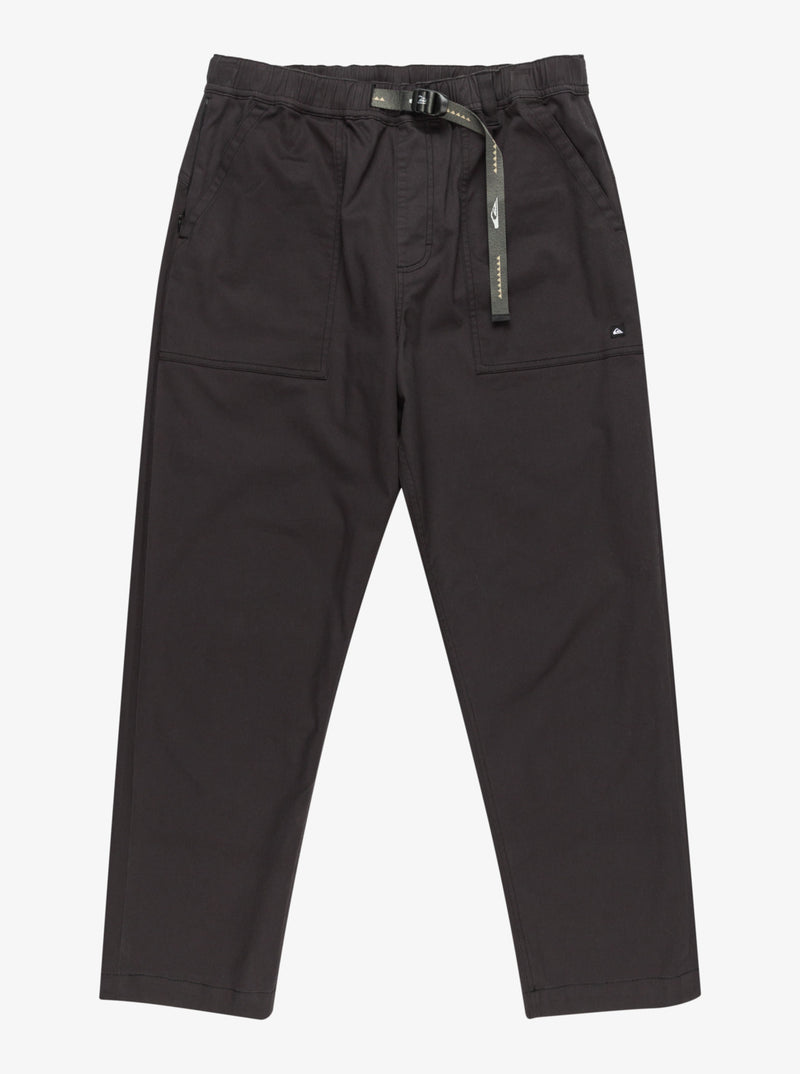 Load image into Gallery viewer, Quiksilver Men&#39;s Run Ashore Elastic Waist Pants Tarmac EQYNP03306_KTA0
