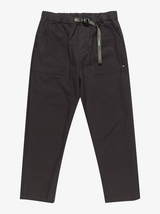 Quiksilver Men's Run Ashore Elastic Waist Pants Tarmac EQYNP03306_KTA0