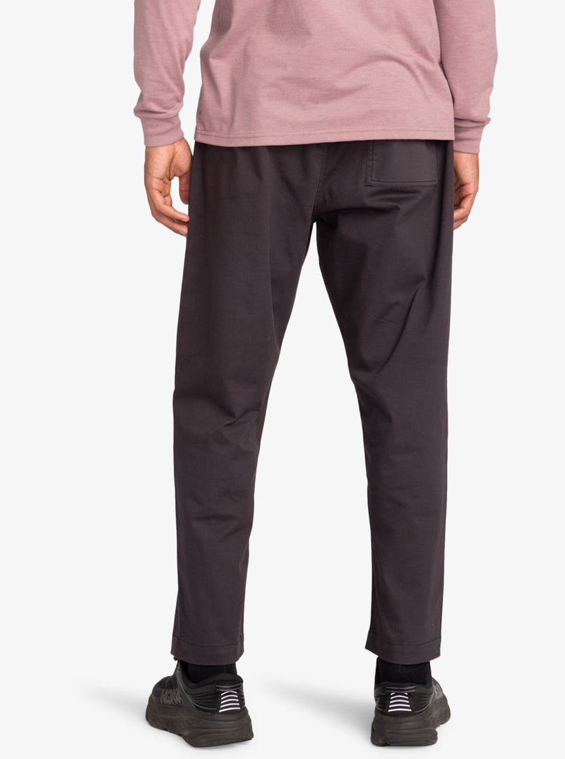 Load image into Gallery viewer, Quiksilver Men&#39;s Run Ashore Elastic Waist Pants Tarmac EQYNP03306_KTA0
