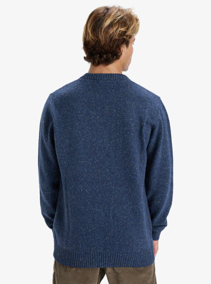 Load image into Gallery viewer, Quiksilver Men&#39;s Slow Song Crew Neck Jumper Estate Blue EQYSW03314_BSW0
